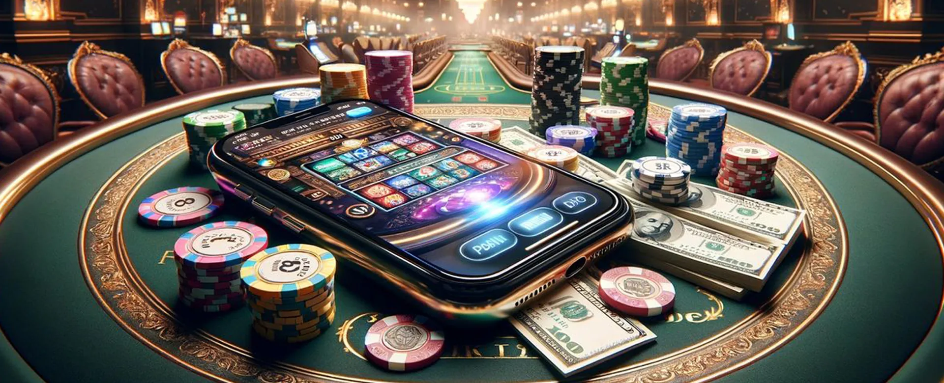 KKJILI Casino App vibrant gaming background